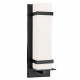 Design House 588590-BLK Davis Wall Light In Matte Black w/ Frosted Glass