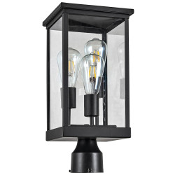 Design House 589200-BLK Mayfield Post Light In Black