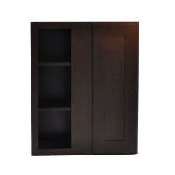 Design House 569350 Brookings 36" Height 1-Door Blind Wall Cabinet In Espresso