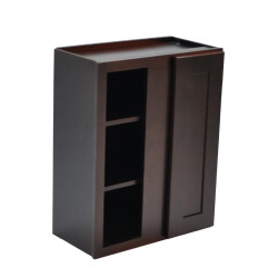Design House 543256 Brookings 30" Height 1-Door Blind Wall Cabinet In Espresso