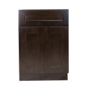 Design House 561951 Brookings 24" 2-Door, 1-Drawer Base Cabinet In Espresso