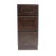 Design House 562033/58 Brookings 3-Drawer Base Cabinet In Espresso