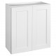 Design House 543132/73 Brookings 36" Height 2-Door Wall Cabinet In White