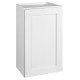 Design House 543090/124 Brookings 36" Height 1-Door Wall Cabinet In White