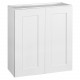 Design House 561720/61 Brookings 30" Height 2-Door Wall Cabinet In White