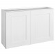 Design House 561571/613 Brookings 24" Height 2-Door Wall Cabinet In White