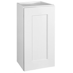 Design House 561530/48/55 Brookings 24" Height 1-Door Wall Cabinet In White