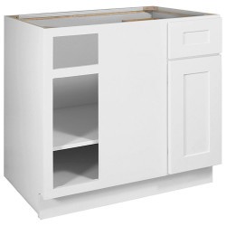 Design House 561522 Brookings Blind Base Cabinet In White, Left/Right Reversible
