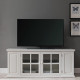 Design House 85162 TV Stand w/ Bookcases In Cottage White