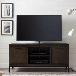 Design House 89650 Tableau TV Stand In Distressed Riverstone