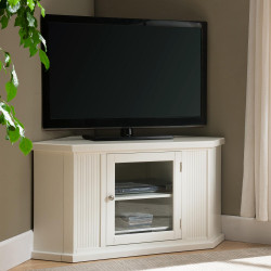 Design House 85285 47" Corner TV Stand In White