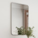 Design House 596510 Isla Round Corner Rectangular Wall Mirror, 30" x 20"