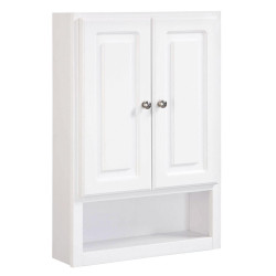 Design House 587055 Concord 2-Door Wall Cabinet In White