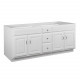 Design House 587048 Concord 72" 4-Door 3-Drawer Vanity In White