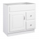 Design House 587014 Concord 30" 1-Door 2-Drawer Vanity In White