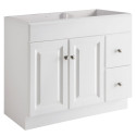 Design House 597237/45 Wyndham 36" 2-Door 2-Drawer Vanity In White