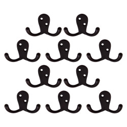 Design House 2077 3" Double Hook, 10-Pack
