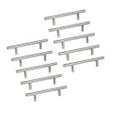 Design House 206573 Solid Stainless Steel 8" CTC Cabinet Pull, 10-Pack