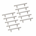 Design House 189647 Solid Stainless Steel 3.75" CTC Cabinet Pull, 10-Pack