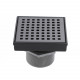 Design House 542852 Contemporary 4" Square Shower Drain