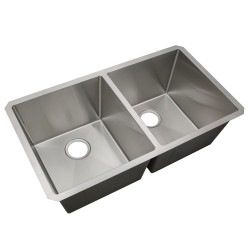 Design House 110023/15 Undermount Kitchen Sink, Stainless Steel
