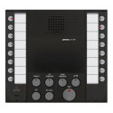 Aiphone AX-8M Audio Master For 8 Master Stations and 8 Door or Sub Stations, Black