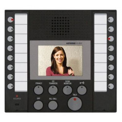 Aiphone AX-8MV Audio/Video Master Station With Buttons For 8 Masters and 8 Doors/Subs