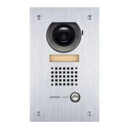 Aiphone AX-DVF Video Door Station, Flush Mount Stainless Steel Cover