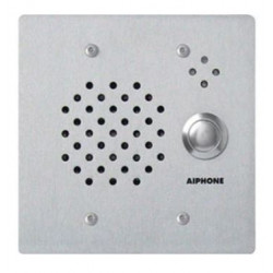 Aiphone IE-SS/A Stainless Steel Vandal and Weather Resistant 2-Gang Door Station, Flush Mount