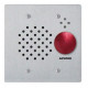 Aiphone IE-SSR Vandal and Weather Resistant 2-Gang Door Station with Red Mushroom Button, Flush Mount Stainless Steel