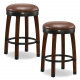 Design House 10118 Faux Leather Counter Stool, Set Of 2