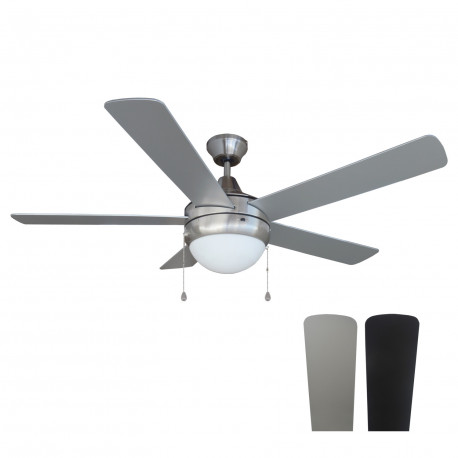 Design House 156539-BN Sadie LED Ceiling Fan In Brushed Nickel