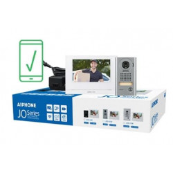 Aiphone JOS-1VW Mobile-Ready Box Set With Surface-Mount Door Station