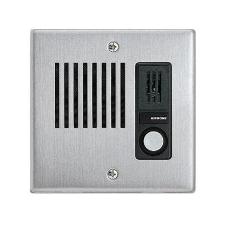 Aiphone LE-DA Flush Mount Door Station, Stainless Steel Cover