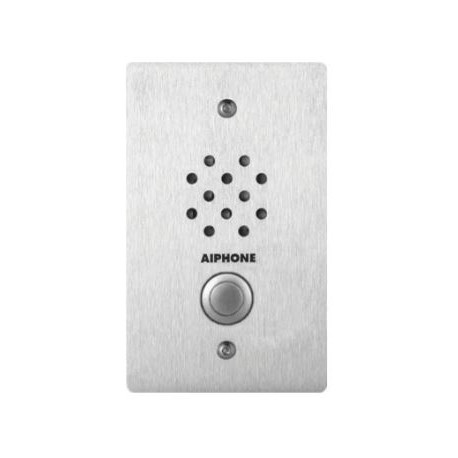Aiphone LE-SS-1G 1-Gang Door Station, Vandal and Weather Resistant Stainless Steel