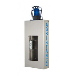 Aiphone WB-CA Wall Box with Caged Light and Assistance Lettering