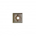 Rocky Mountain Hardware DBBE416 Square Door Bell Button, 2 5/8" x 2 5/8" Escutcheon