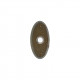 Rocky Mountain Hardware DBBE501 Oval Door Bell Button, 2 5/8" x 5 1/4" Escutcheon