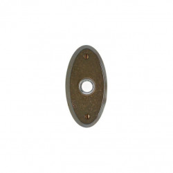 Rocky Mountain Hardware DBBE501 Oval Door Bell Button, 2 5/8" x 5 1/4" Escutcheon
