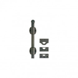 Rocky Mountain Hardware MB1 Surface Bolt with Oval Mounting Bracket, 1" Bolt