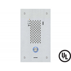 Aiphone IX-SSA Flush Mounted IP Door Station, Vandal Resistant, Stainless Steel Cover