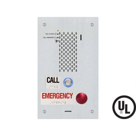 Aiphone IX-SSA-2RA Flush Mounted IP Emergency Call Station