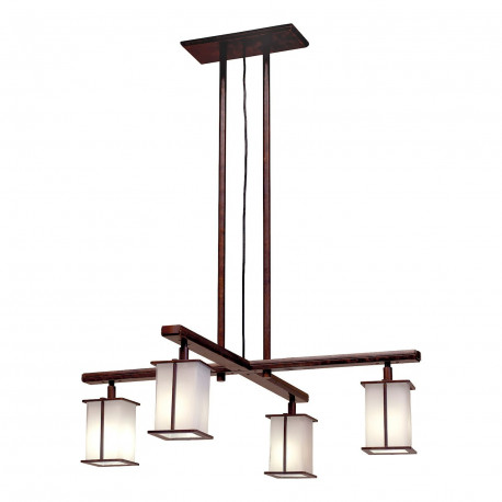 Rocky Mountain Hardware C455 Square Glass Cross Arm Chandelier