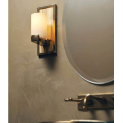 Rocky Mountain Hardware WS400 Post Sconce with Round Glass