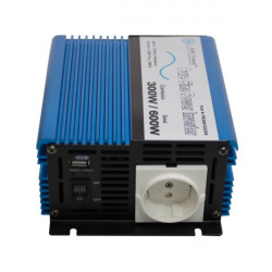 Aims Power PE30012230S 300 Watt Pure Sine Inverter European 12 VDC to 220/230 VAC
