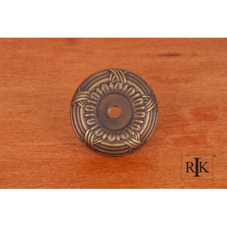 RKI BP BP484 P Cross & Petal Knob Backplate