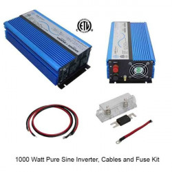 Aims Power KITPWRI100012 1000 Watt Pure Sine Power Inverter Kit