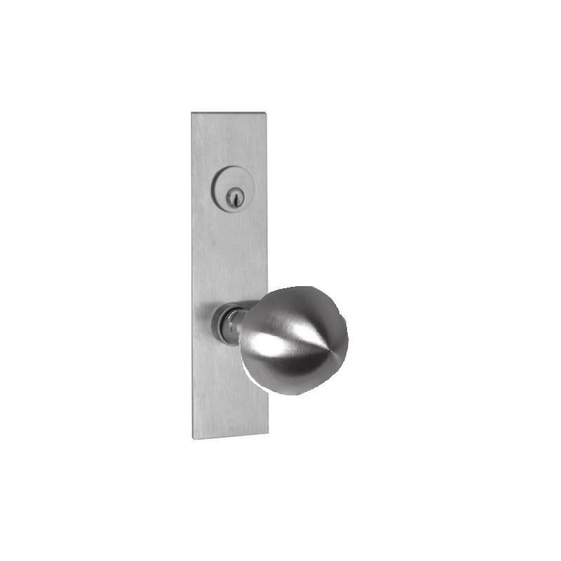 Marks USA 5/55CP Grade 1 Mortise Lockset w/ Knob & Capitol Plate Design, 3-Hr Fire Rating