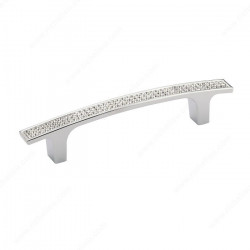 Richelieu BP1234 Modern Metal and Crystal Pull