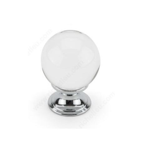 Richelieu BP03301401 Modern Glass Knob